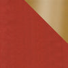 DittaDisplay rouleau papier couleur recto-verso rouge/or doré sur kraft beidseitig farbige Papierrolle rot/gold auf Kraft double-sided color paper roll red/gold on kraft