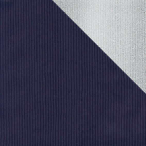 DittaDisplay rouleau papier couleur recto-verso bleu/argent sur kraft double-sided color paper roll blue/silver on kraft doppelseitige blau/silberfarbene Papierrolle auf Kraftpapier