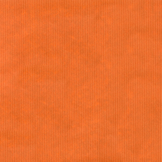 DittaDisplay Rouleau papier couleur oirange sur kraft brun vergé Black color paper roll on brown kraft laid paper Orangefarbene Papierrolle auf braunem Kraft-Büttenpapier
