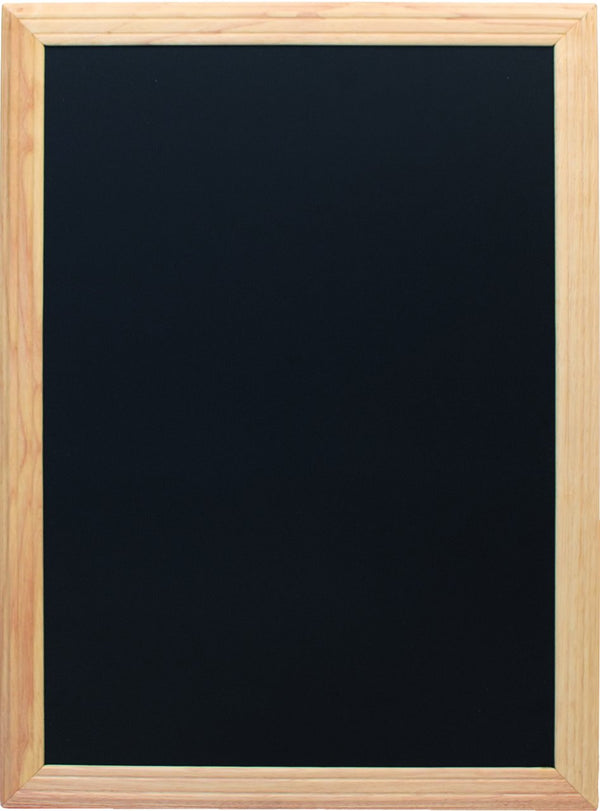 Ardoise avec cadre en bois clair - 5 Formats - 50% sur stock
