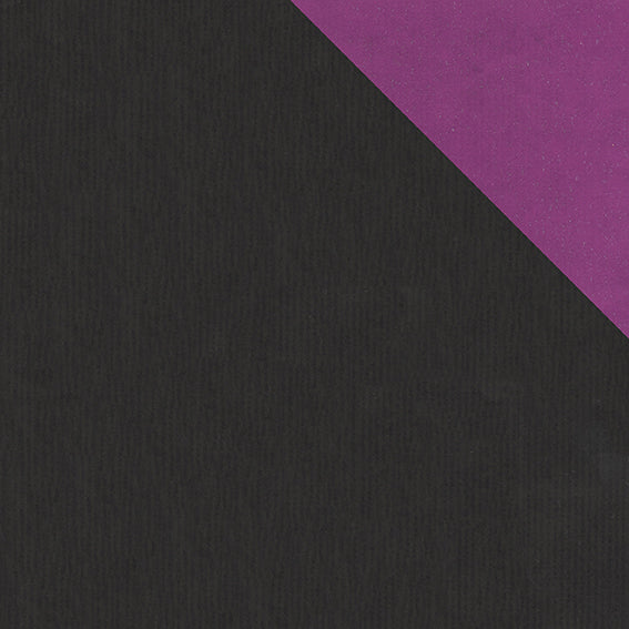 DittaDisplay rouleau papier couleur recto-verso noir/violet sur kraft 60gr 0.7x100m black/purple colored paper roll on kraftschwarz/violett gefärbte Papierrolle auf Kraft 