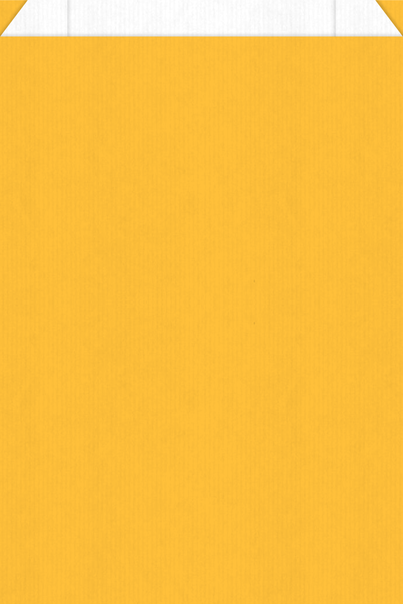 DittaDisplay Pochette papier couleur jaune kraft blanc vergé Yellow kraft white paper pouch Gelbe Kraftpapierhülle weißes Büttenpapier