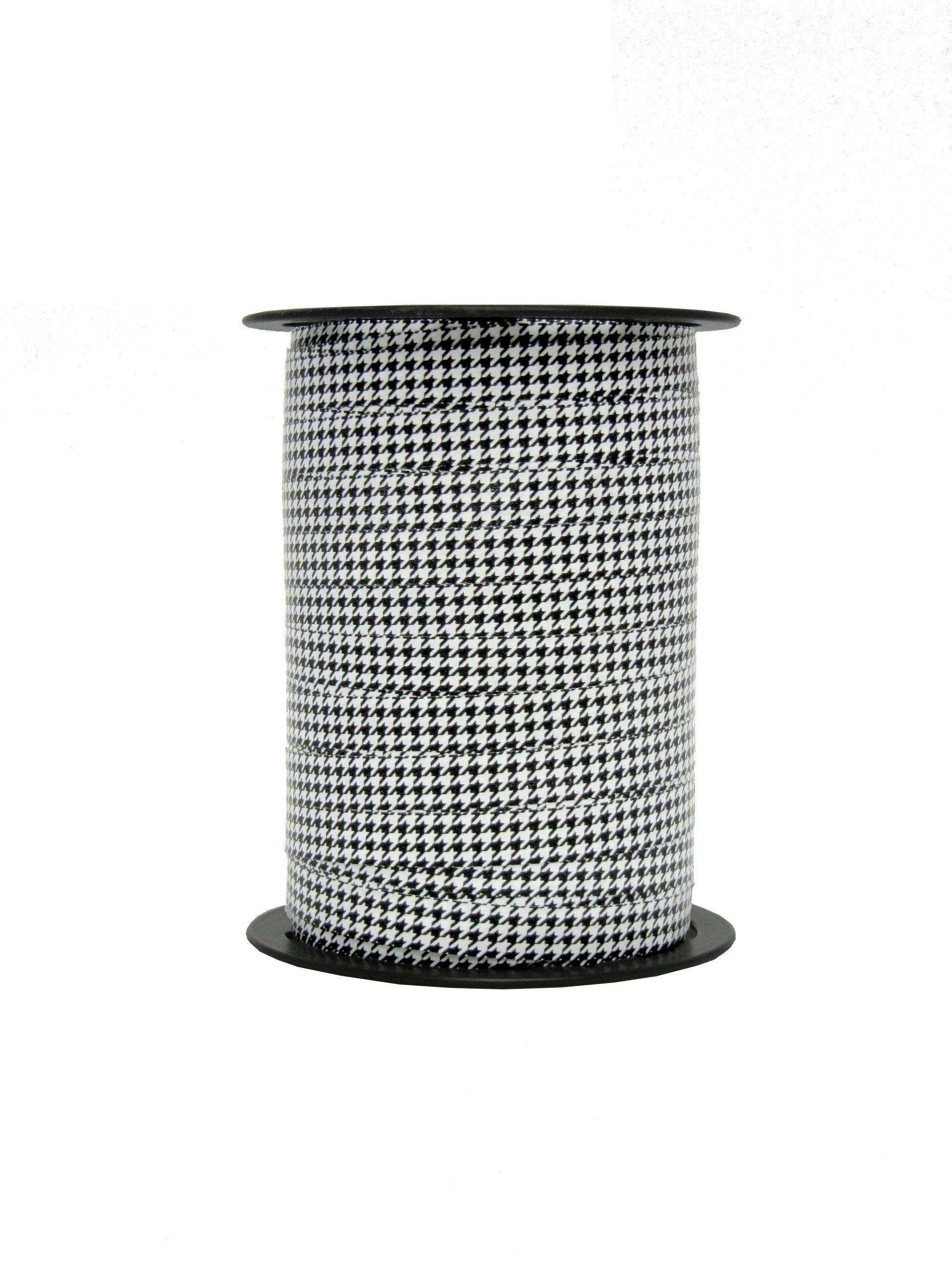 DittaDisplay bobine bolduc ruban fin imprimé pied-de-poule reel printed thin ribbon houndstooth bedrucktes dünnes Band houndstooth