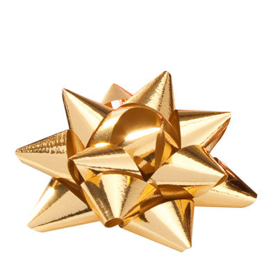 Étoiles adhésives or miroir pour emballages et vitrines. Décoratives, pratiques et élégantes, idéales pour cadeaux et promotions.