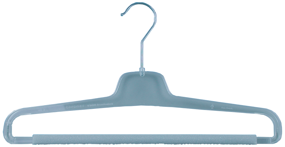 DittaDisplay Shop solutions cintre hanger bugel plastic plastique transparent