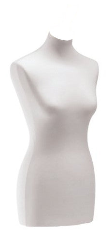 Housse textile pour buste mannequin homme ou femme disponible en quatre couleurs