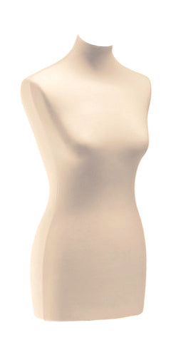 Housse textile pour buste mannequin homme ou femme disponible en quatre couleurs