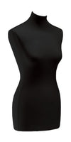 Housse textile pour buste mannequin homme ou femme disponible en quatre couleurs
