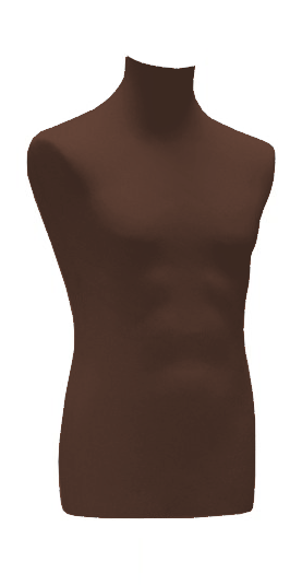 Housse textile pour buste mannequin homme ou femme disponible en quatre couleurs