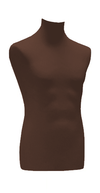 Housse textile pour buste mannequin homme ou femme disponible en quatre couleurs