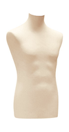 Housse textile pour buste mannequin homme ou femme disponible en quatre couleurs