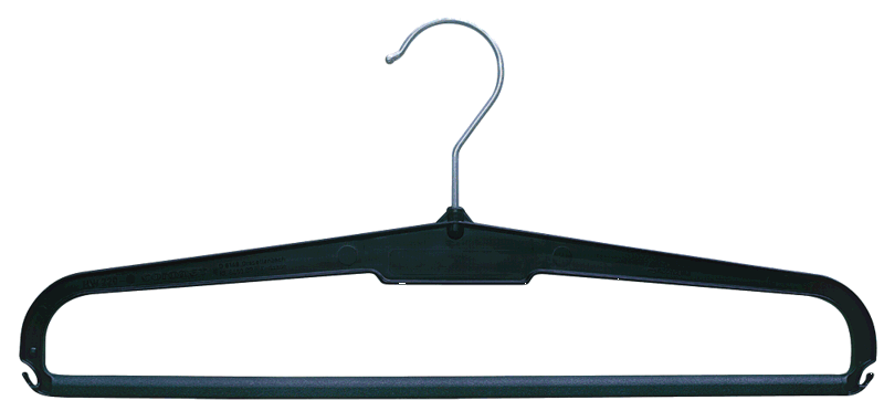 DittaDisplay Retail Solutions | cintre hanger bugel plastic plastique noir black schwarz