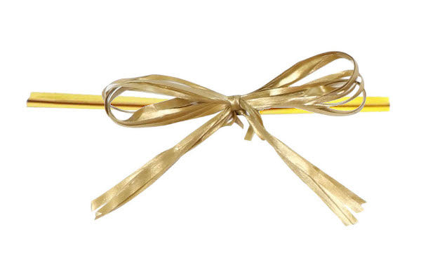 DittaDisplay noeud raphia liens or sachet confiseur Raffia-Knoten Goldklammer raffia knot gold clip