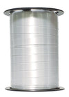 bobine argent satinée 250 m, idéale pour emballages cadeaux, compositions florales et décorations événementielles