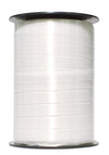 bobine blanc satinée 250 m, idéale pour emballages cadeaux, compositions florales et décorations événementielles