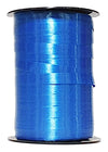 bobine bleu satinée 250 m, idéale pour emballages cadeaux, compositions florales et décorations événementielles