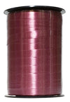 bobine bordeaux satinée 250 m, idéale pour emballages cadeaux, compositions florales et décorations événementielles