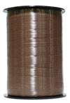 bobine chocolat satinée 250 m, idéale pour emballages cadeaux, compositions florales et décorations événementielles