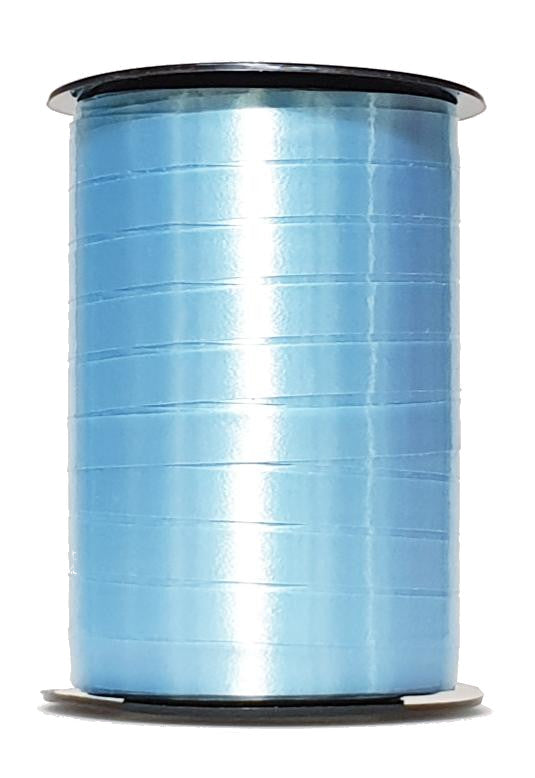 bobine ciel satinée 250 m, idéale pour emballages cadeaux, compositions florales et décorations événementielles