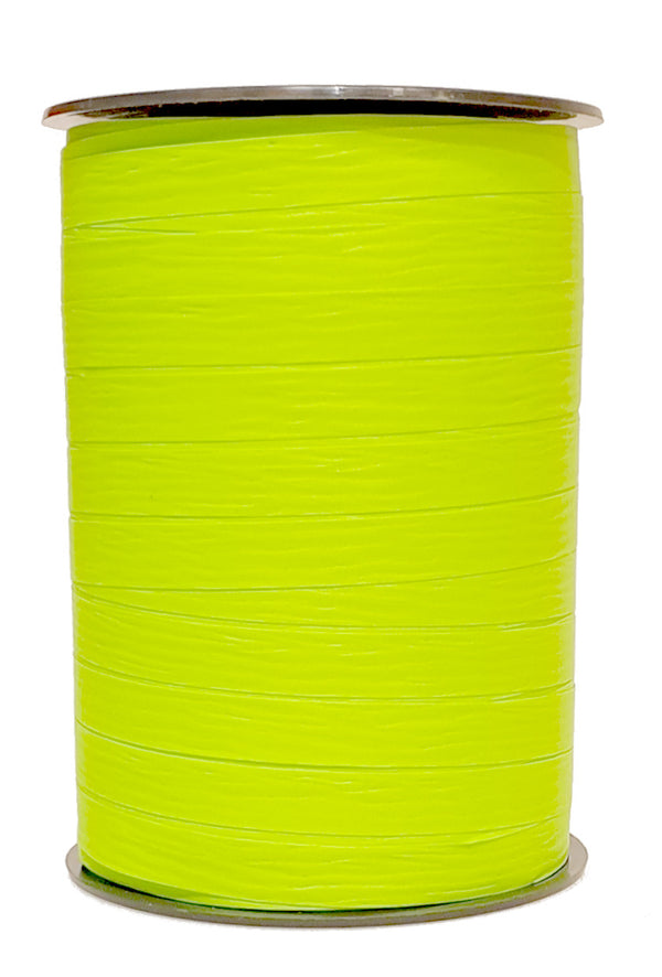 Bobine de crépon anis mat 250 m, souple et résistante. Idéale pour fleuristes, emballages cadeaux, décorations et présentations.