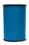 Bobine de crépon azur mat 250 m, souple et résistante. Idéale pour fleuristes, emballages cadeaux, décorations et présentations.