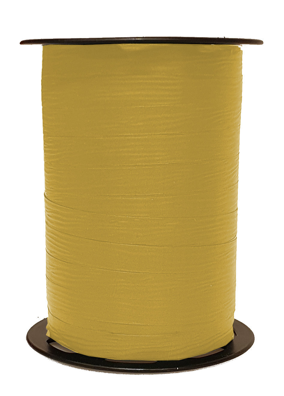 Bobine de crépon beige mat 250 m, souple et résistante. Idéale pour fleuristes, emballages cadeaux, décorations et présentations.