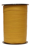 Bobine de crépon caramel mat 250 m, souple et résistante. Idéale pour fleuristes, emballages cadeaux, décorations et présentations.