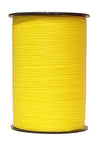 Bobine de crépon citron mat 250 m, souple et résistante. Idéale pour fleuristes, emballages cadeaux, décorations et présentations.
