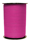 Bobine de crépon fuchsia mat 250 m, souple et résistante. Idéale pour fleuristes, emballages cadeaux, décorations et présentations.