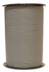 Bobine de crépon gris mat 250 m, souple et résistante. Idéale pour fleuristes, emballages cadeaux, décorations et présentations.