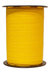 Bobine de crépon jaune mat 250 m, souple et résistante. Idéale pour fleuristes, emballages cadeaux, décorations et présentations.