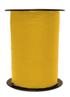 Bobine de crépon moutarde mat 250 m, souple et résistante. Idéale pour fleuristes, emballages cadeaux, décorations et présentations.