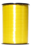 bobine jaune satinée 250 m, idéale pour emballages cadeaux, compositions florales et décorations événementielles