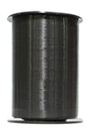 bobine noir satinée 250 m, idéale pour emballages cadeaux, compositions florales et décorations événementielles