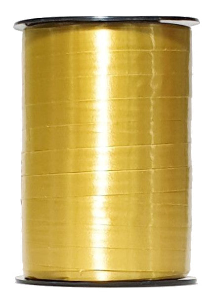 bobine or satinée 250 m, idéale pour emballages cadeaux, compositions florales et décorations événementielles