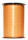 bobine orange satinée 250 m, idéale pour emballages cadeaux, compositions florales et décorations événementielles