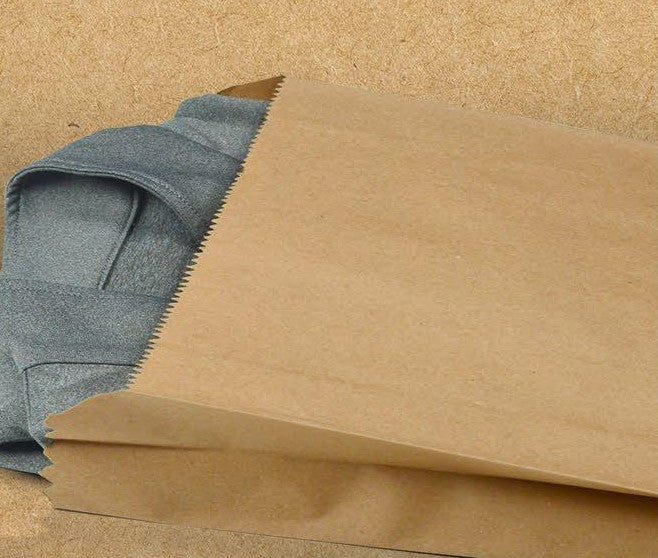 pochette Rustika en kraft naturel recyclable, idéale pour l’emballage alimentaire, les petits objets, cadeaux ou produits artisanaux