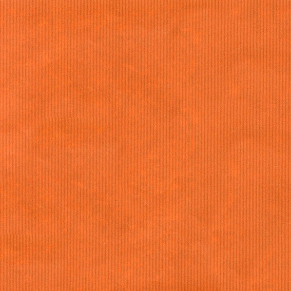 Rouleau de papier couleur orange sur kraft brun naturel 60 g/m², recyclable et solide, idéal pour emballage cadeau, fleuristes, traiteurs et commerces de détail.