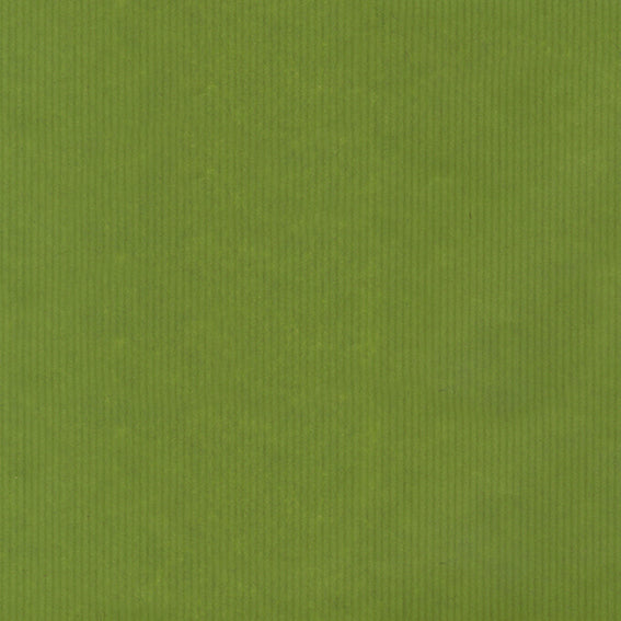 Rouleau de papier couleur vert sur kraft brun naturel 60 g/m², recyclable et solide, idéal pour emballage cadeau, fleuristes, traiteurs et commerces de détail.