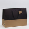 sac kraft naturel 175 g/m² avec impression noire de la collection L’Exceptionnel Line, élégant et robuste, idéal pour boutiques haut de gamme et cadeaux