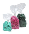 sachets confiseur transparents en polypropylène, aptes au contact alimentaire, disponibles en 3 formats, parfaits pour chocolats, biscuits et confiseries