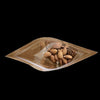 sachet zip transparent hermétique, apte au contact alimentaire, disponible en 4 formats, idéal pour cafés, thés, épices, fruits secs et confiseries
