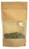sachet zip hermétique apte au contact alimentaire, disponible en 4 formats, idéal pour cafés, thés, épices, biscuits et autres produits secs ou gras