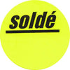 Pastilles adhésives avec "Soldé - Action - Sonder Verkauf - Reduziert" 40mm - 1000pcs