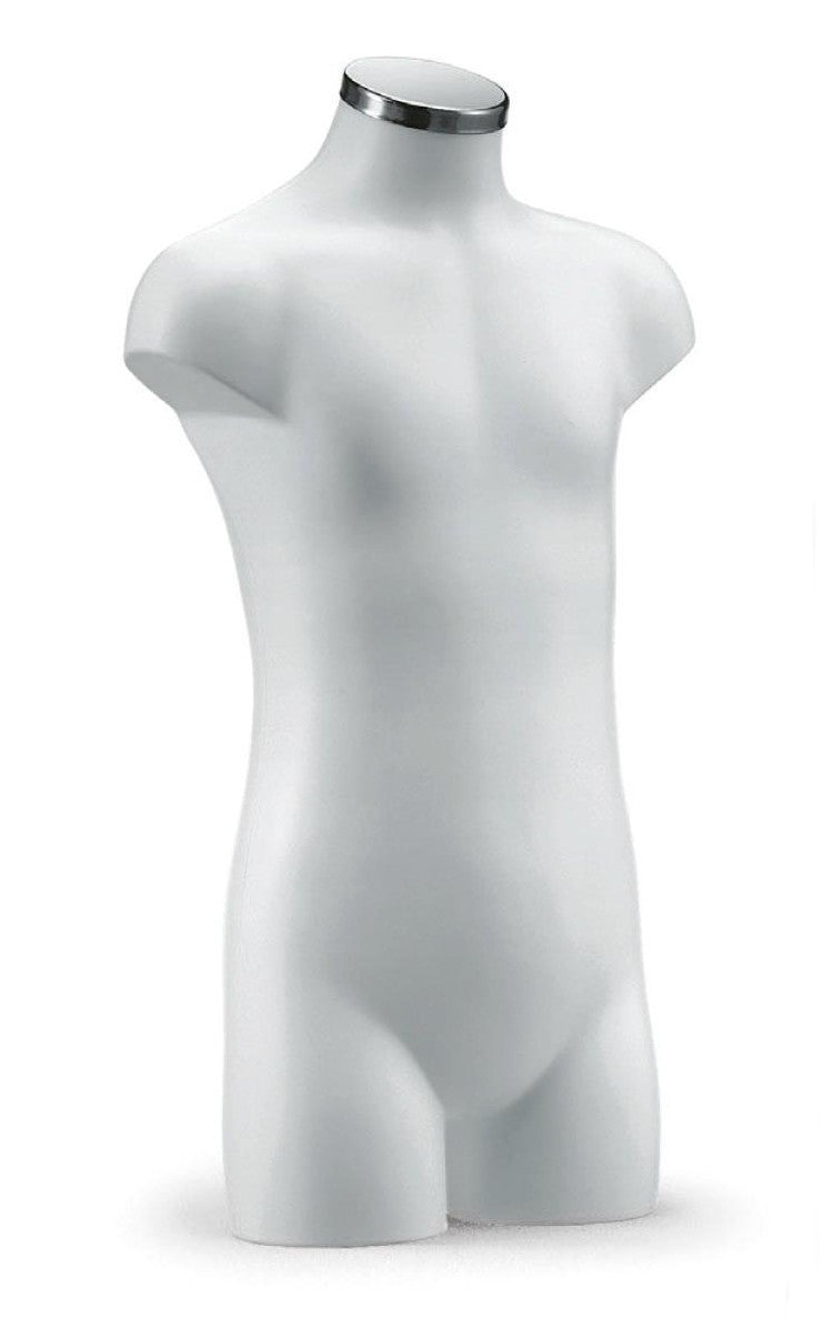 Torse mannequin enfant 6-9 ans Energy disponible en trois couleurs pour vitrine