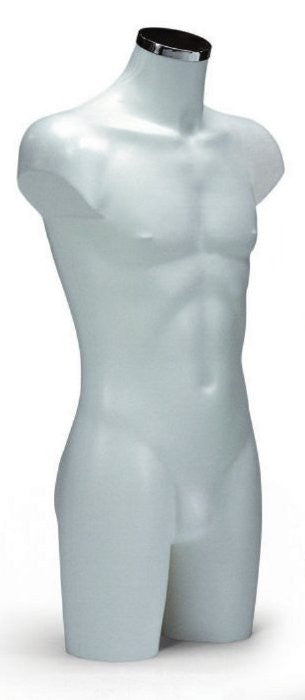 DittaDisplay Retails Solution - torse homme collection energy finition blanc torso mann kollektion energy finish weiß energy collection man's torso white finish