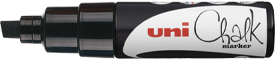 Marker UNI SHALK pointe biseau 8 mm - 11 COULEURS