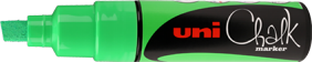 dittadisplay marker unichalk 8mm water resistant fluo green vert
